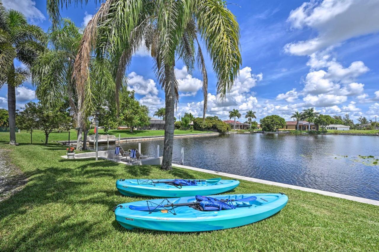 Pet-Friendly Escape With Dock And Kayaks In Cape Coral Villa Eksteriør billede